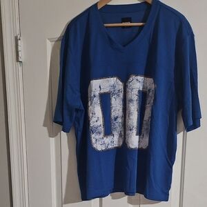 Tilly RSQ Blue Mesh Jersey with White Accents
